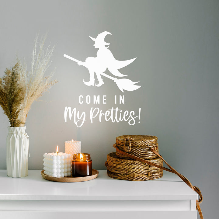 'Come in My Pretties' Halloween Vinyl Decal Sticker