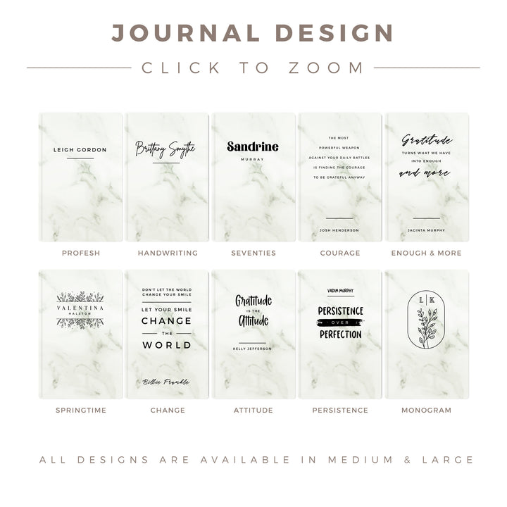 Custom Gratitude Journal, Daily Planner Notebook, Grateful Planner - MultiColoured Cruelty-Free Vegan Leather Gifts for Her Stocking Stuffer