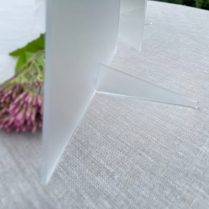 Frosted Arched Wedding Signage - ROYAL FESTIVITY