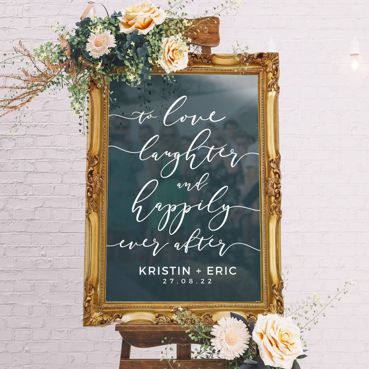 LOVE, LAUGHTER WELCOME TO DECAL - ROMANTIC SOIRÉE