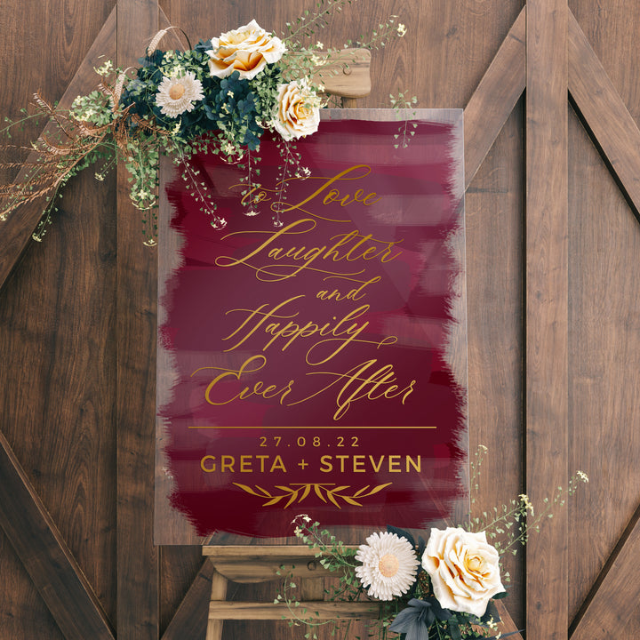 LOVE, LAUGHTER WELCOME TO DECAL - ROYAL FESTIVITY