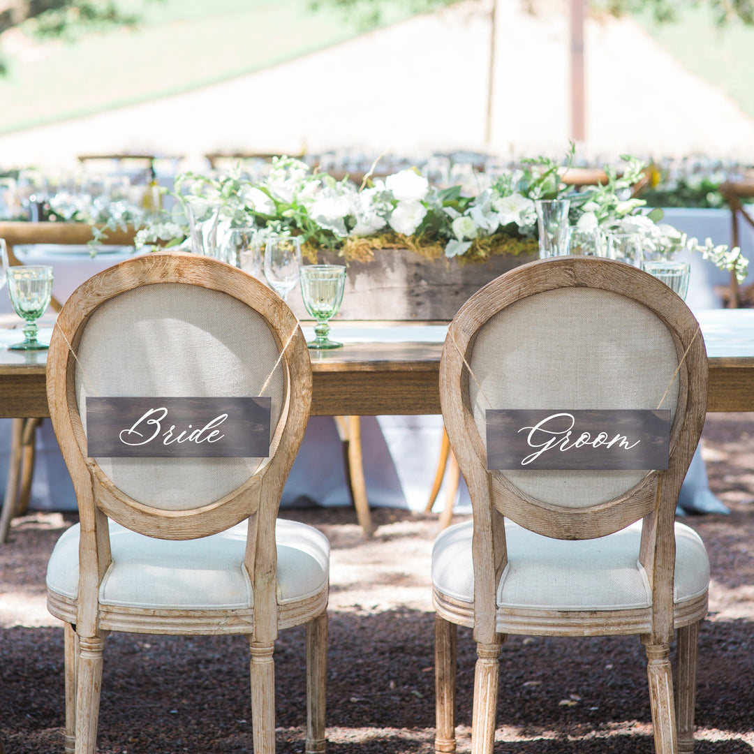 Bride & Groom Reserved Seating DECAL  - ROYAL FESTIVITY
