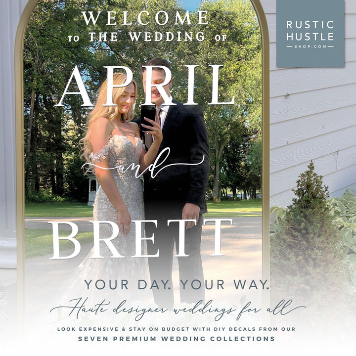 Custom Card Box DECAL - ROMANTIC SOIRÉE