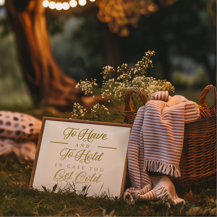 TO HAVE AND TO HOLD BLANKETS DECAL - FAIRYTALE EVENING