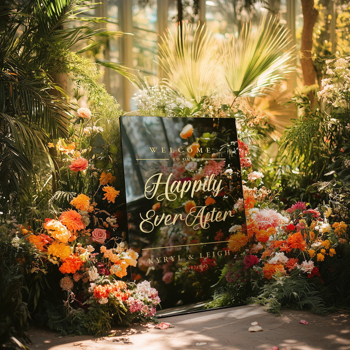 Happily Ever After Mirror Entry Sign - FAIRYTALE EVENING