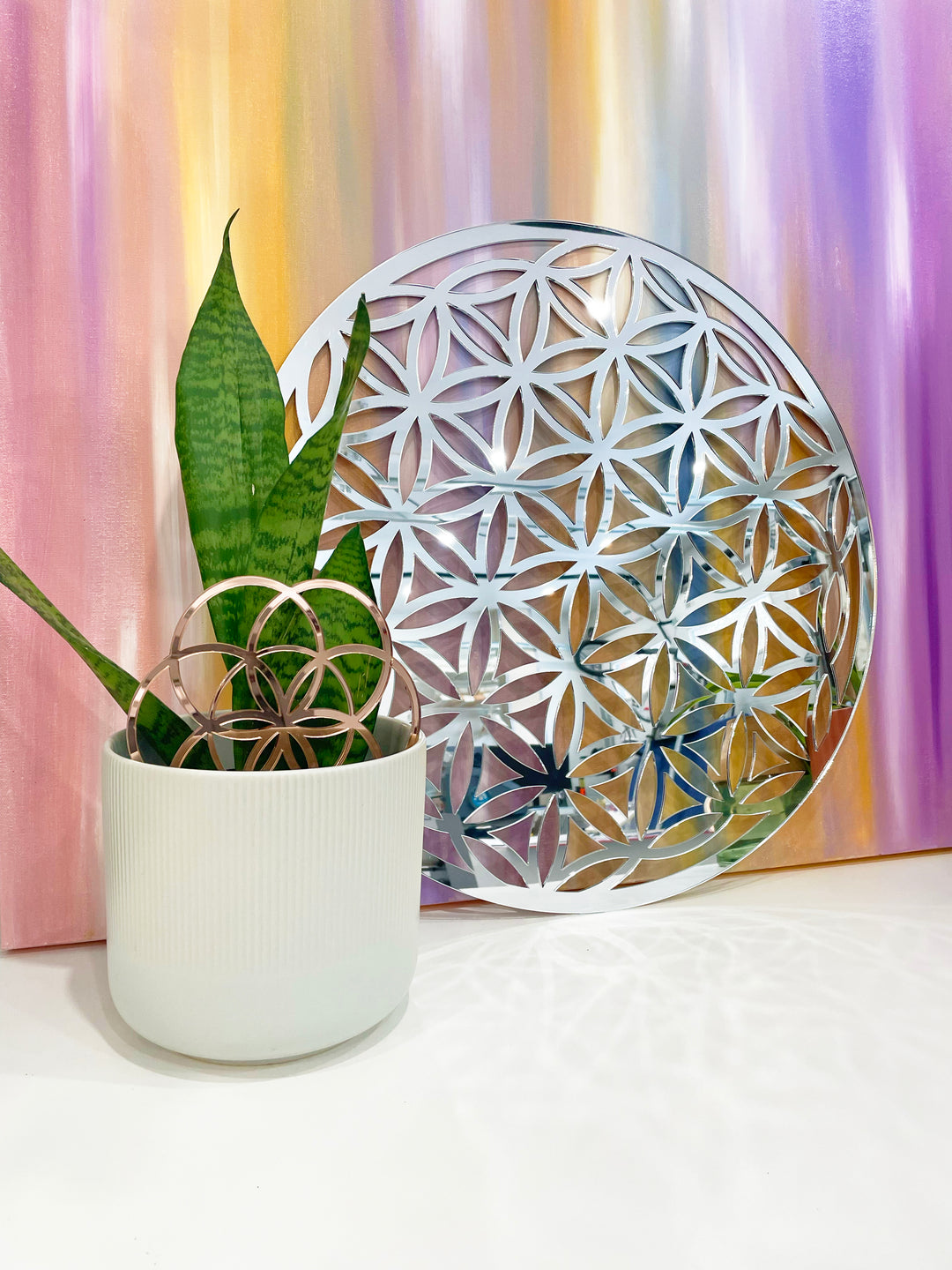 Lotus Flower Mandala - Sacred Geometry Wall Decor