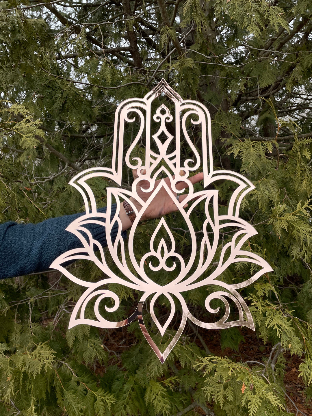 Lotus Flower Mandala - Sacred Geometry Wall Decor