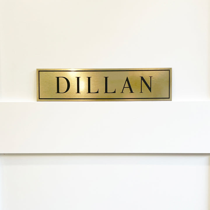 Custom Cubby Nameplates
