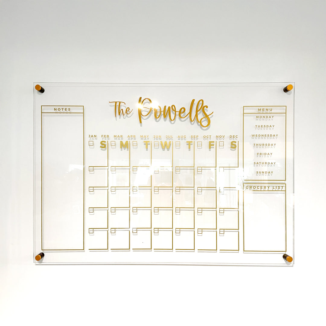 Custom Perpetual Calendar - Medium