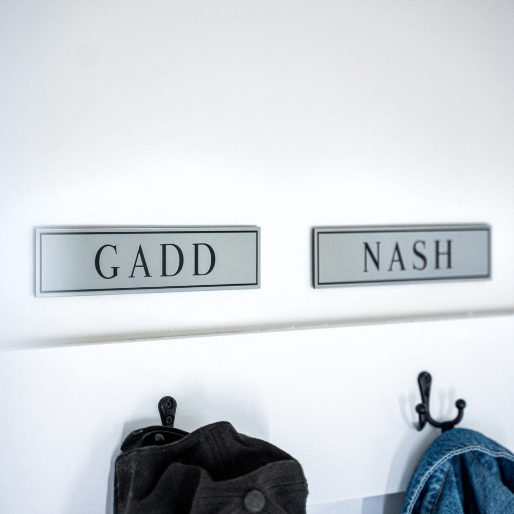 Custom Cubby Nameplates