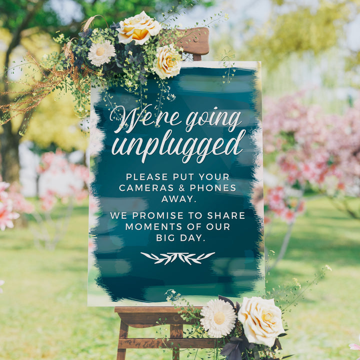 Going Unplugged Ceremony Decal - FAIRYTALE EVENING