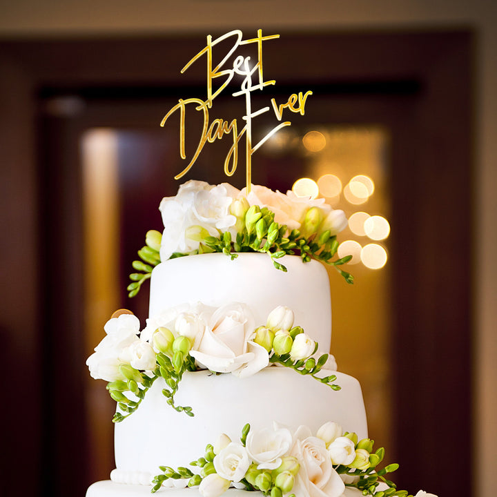 BEST DAY EVER CAKE TOPPER - METROPOLITAN GALA