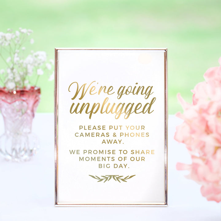 Going Unplugged Ceremony Decal - FAIRYTALE EVENING