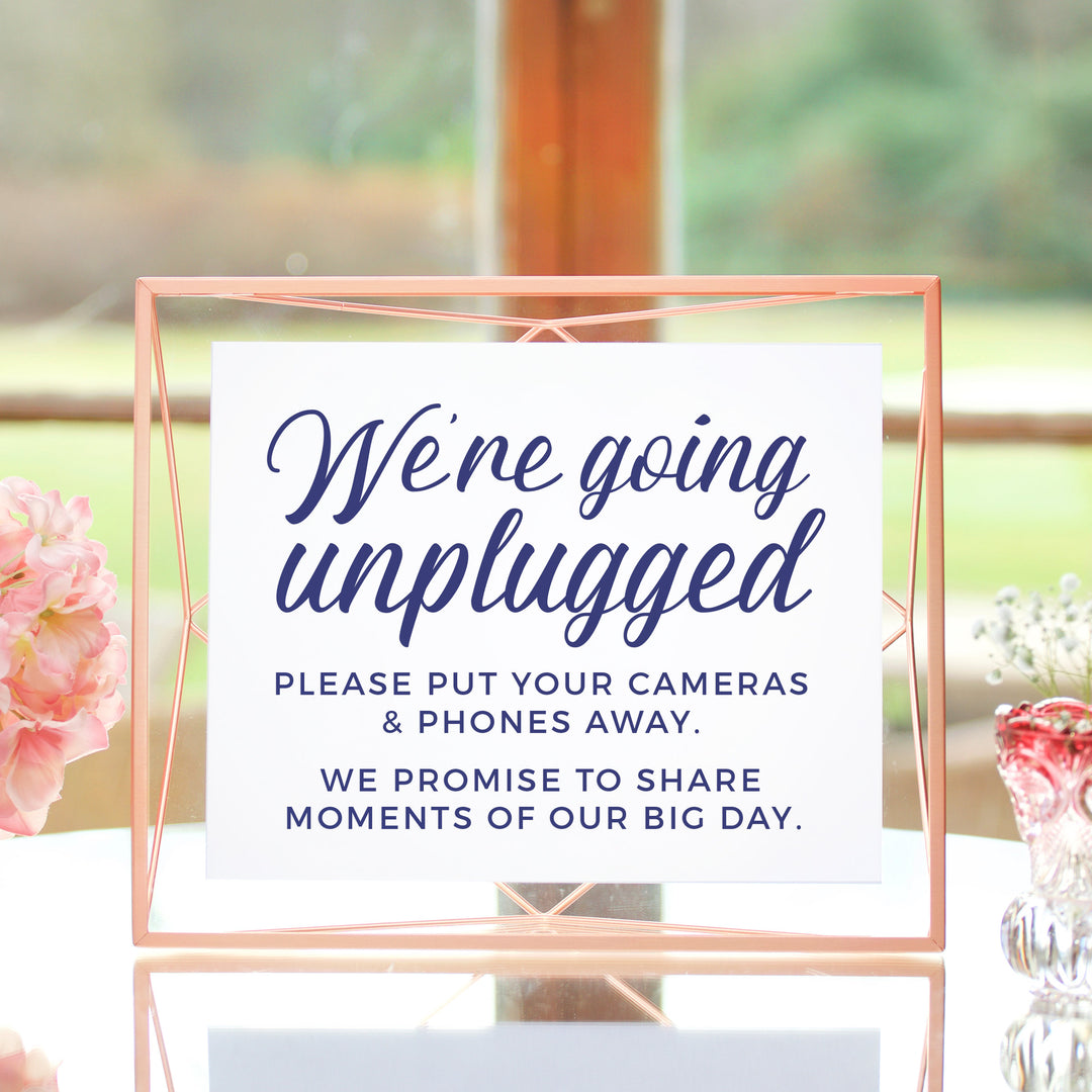 Going Unplugged Ceremony Decal - FAIRYTALE EVENING