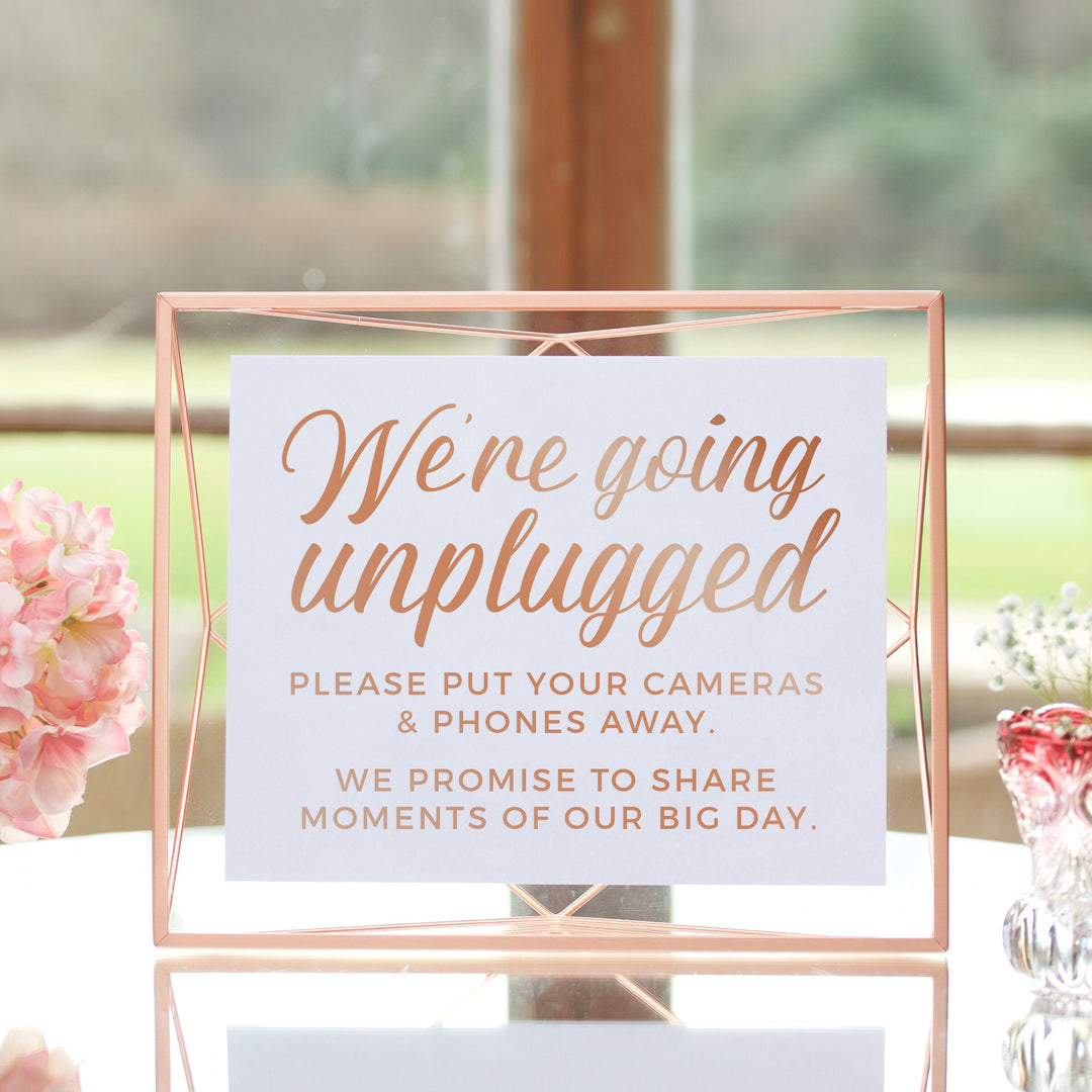 Going Unplugged Ceremony Decal - FAIRYTALE EVENING