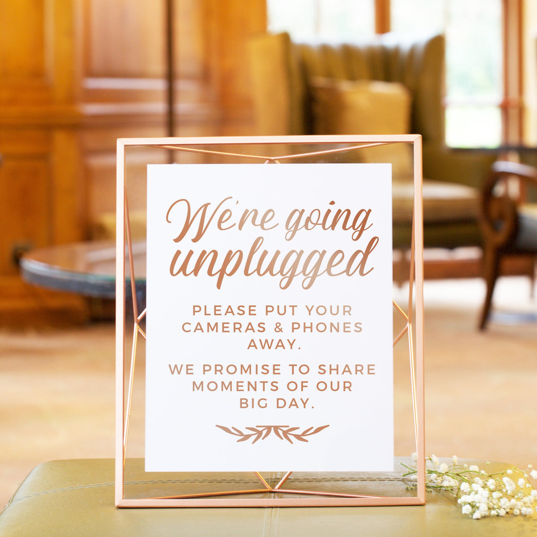 Going Unplugged Ceremony Decal - FAIRYTALE EVENING