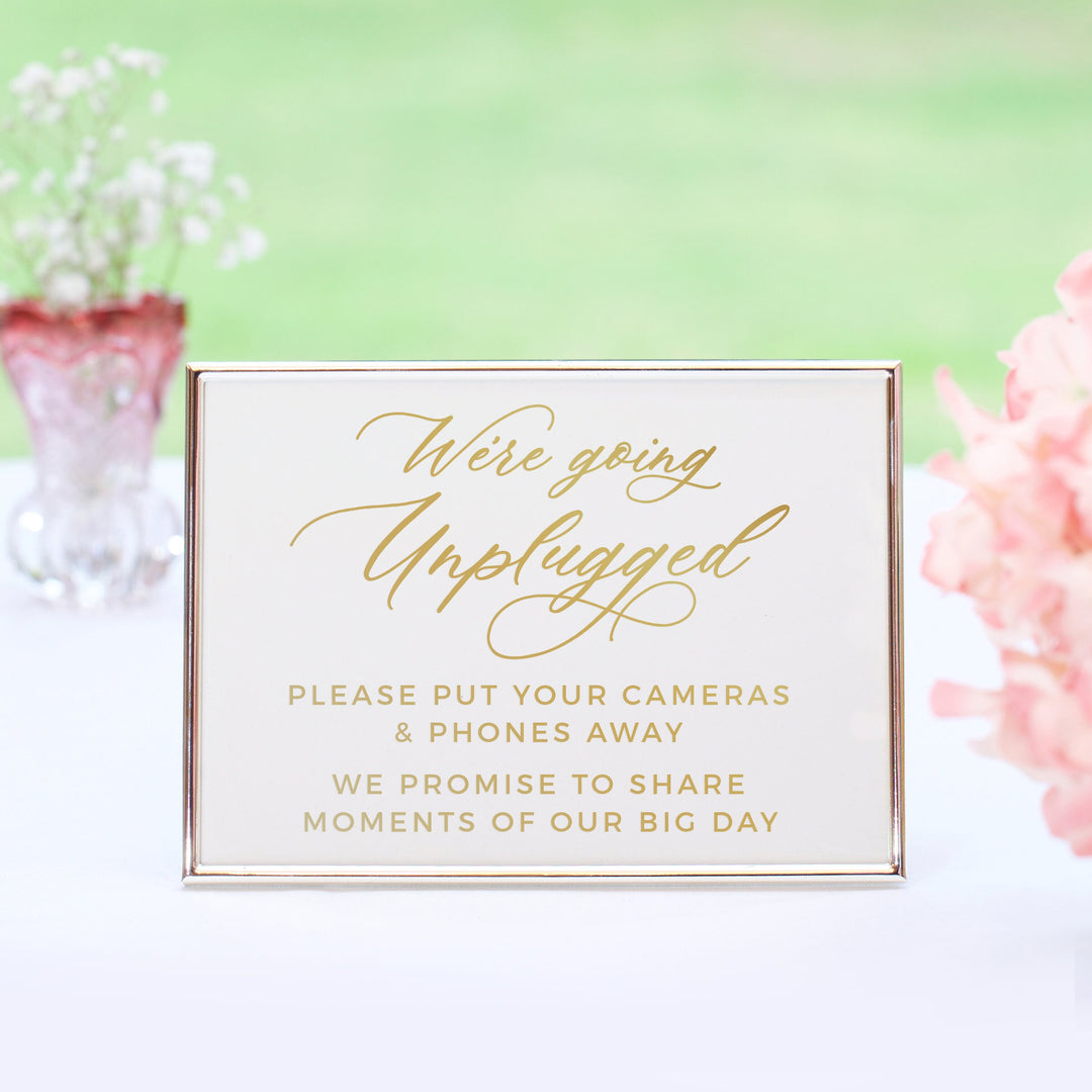 Going Unplugged Ceremony Decal - ROYAL FESTIVITY