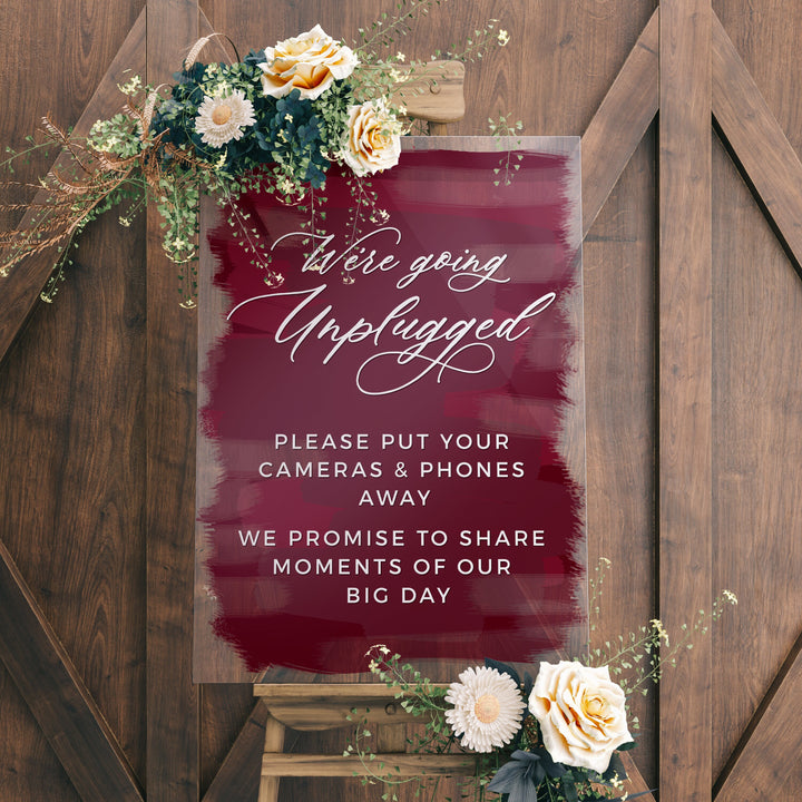 Going Unplugged Ceremony Decal - ROYAL FESTIVITY