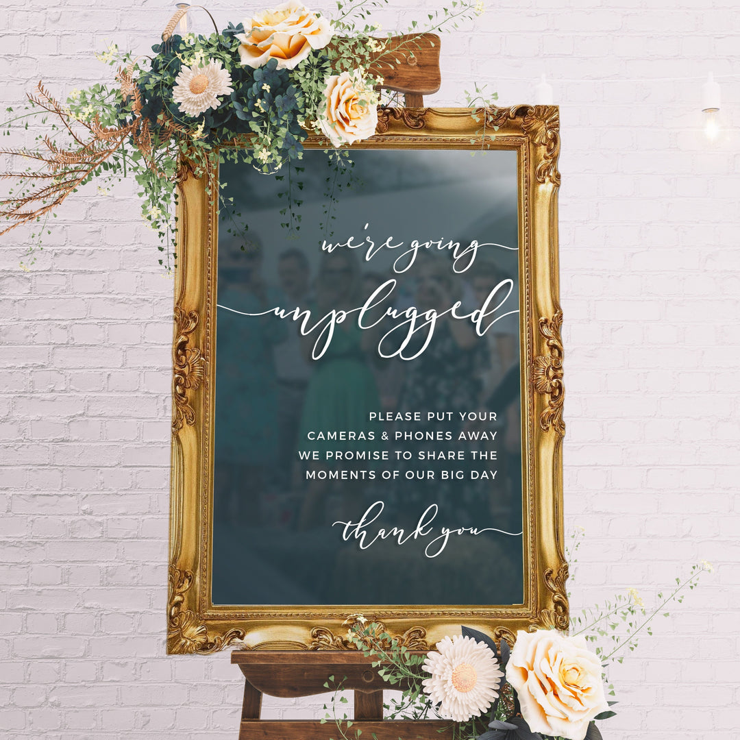 Going Unplugged Ceremony Decal - ROMANTIC SOIRÉE