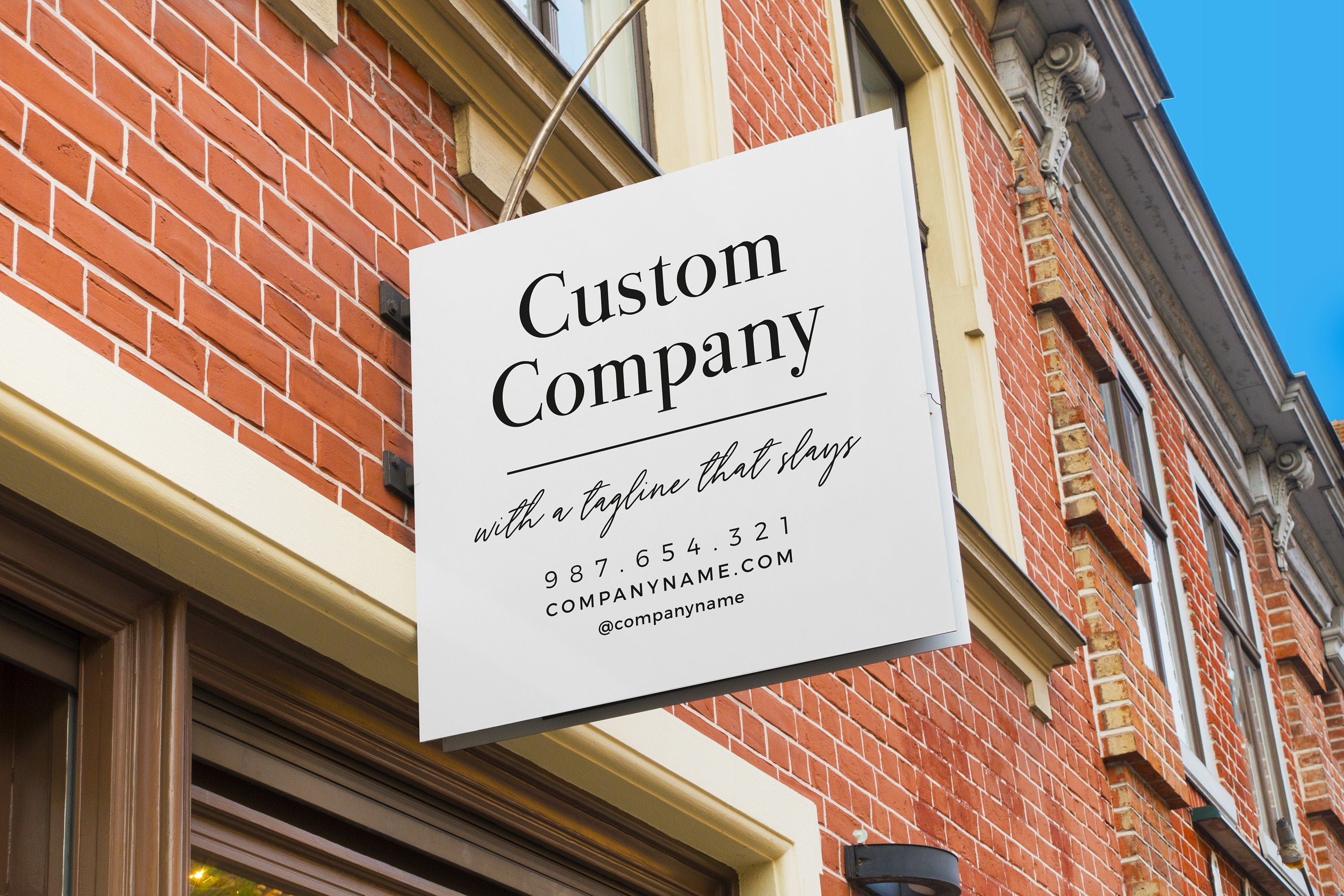 Custom STORE WINDOW Decal - CUSTOM COMPANY – Rustic Hustle