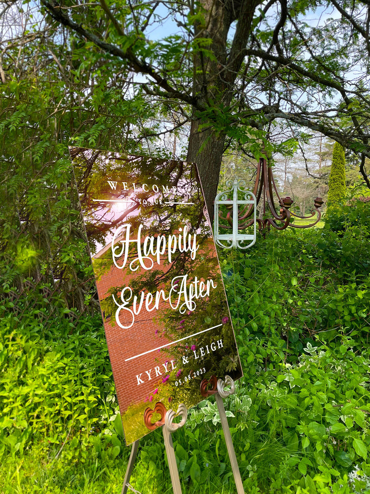 Happily Ever After Mirror Entry Sign - FAIRYTALE EVENING