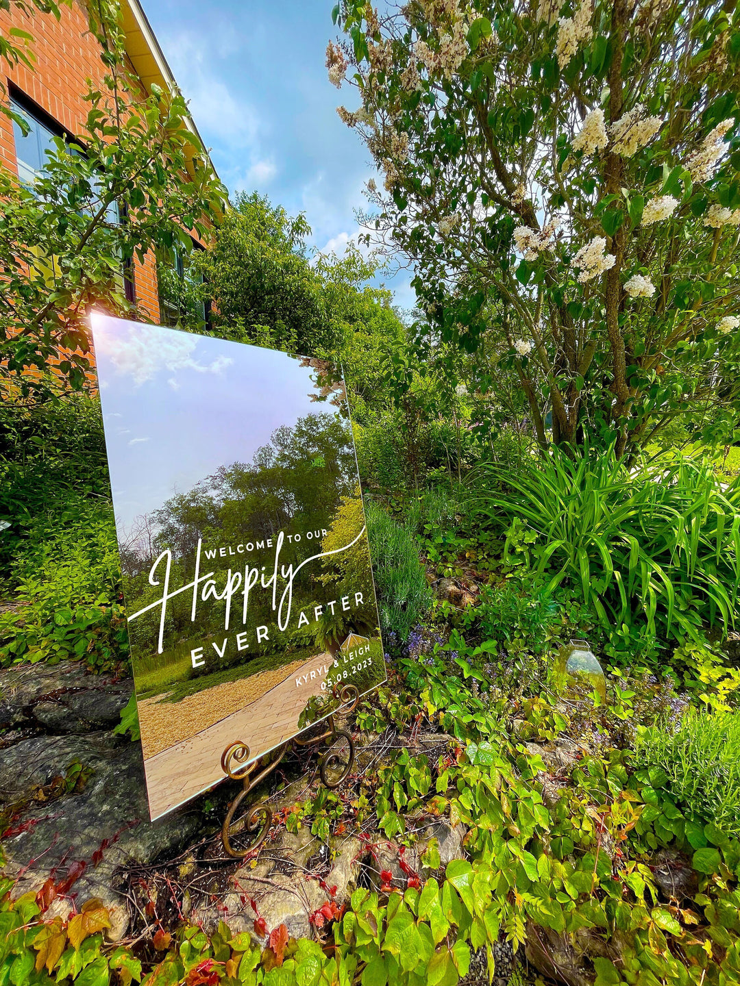 Happily Ever After Mirror Entry Sign - METROPOLITAN GALA
