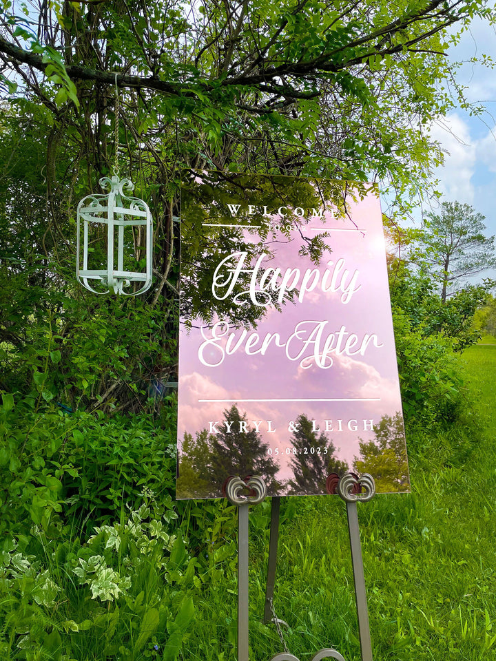 Happily Ever After Mirror Entry Sign - FAIRYTALE EVENING
